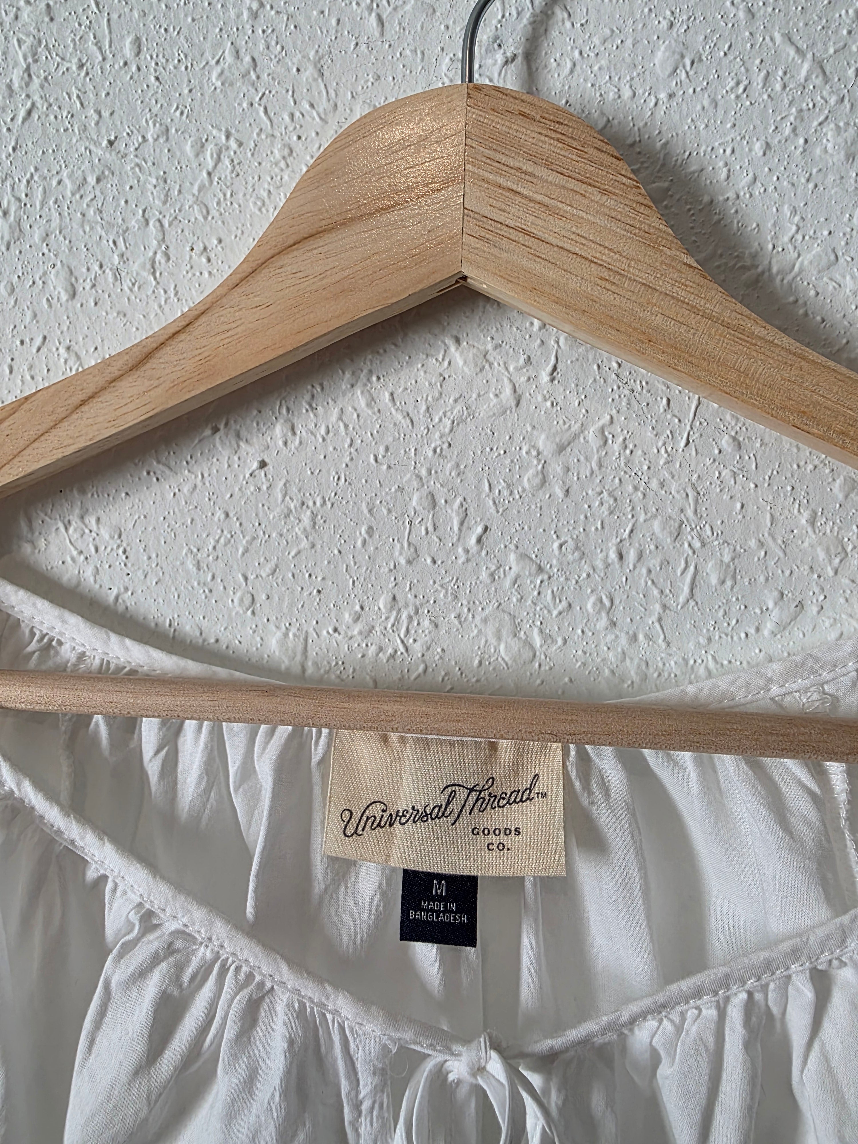 Cotton Puff Sleeve Top (M)