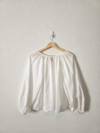 Cotton Puff Sleeve Top (M)