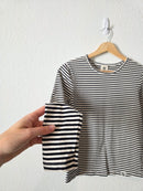 Lucy & Yak Black Striped Tee (S)