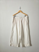 Cotton Gauze Wide Leg Pants (L)