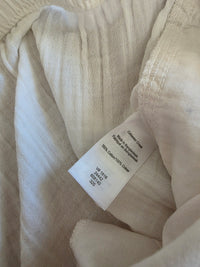 Cotton Gauze Wide Leg Pants (L)