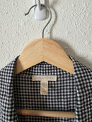 Eileen Fisher Gingham Linen Tank (M)