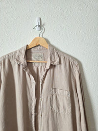 Relaxed Linen Button Up (XS)