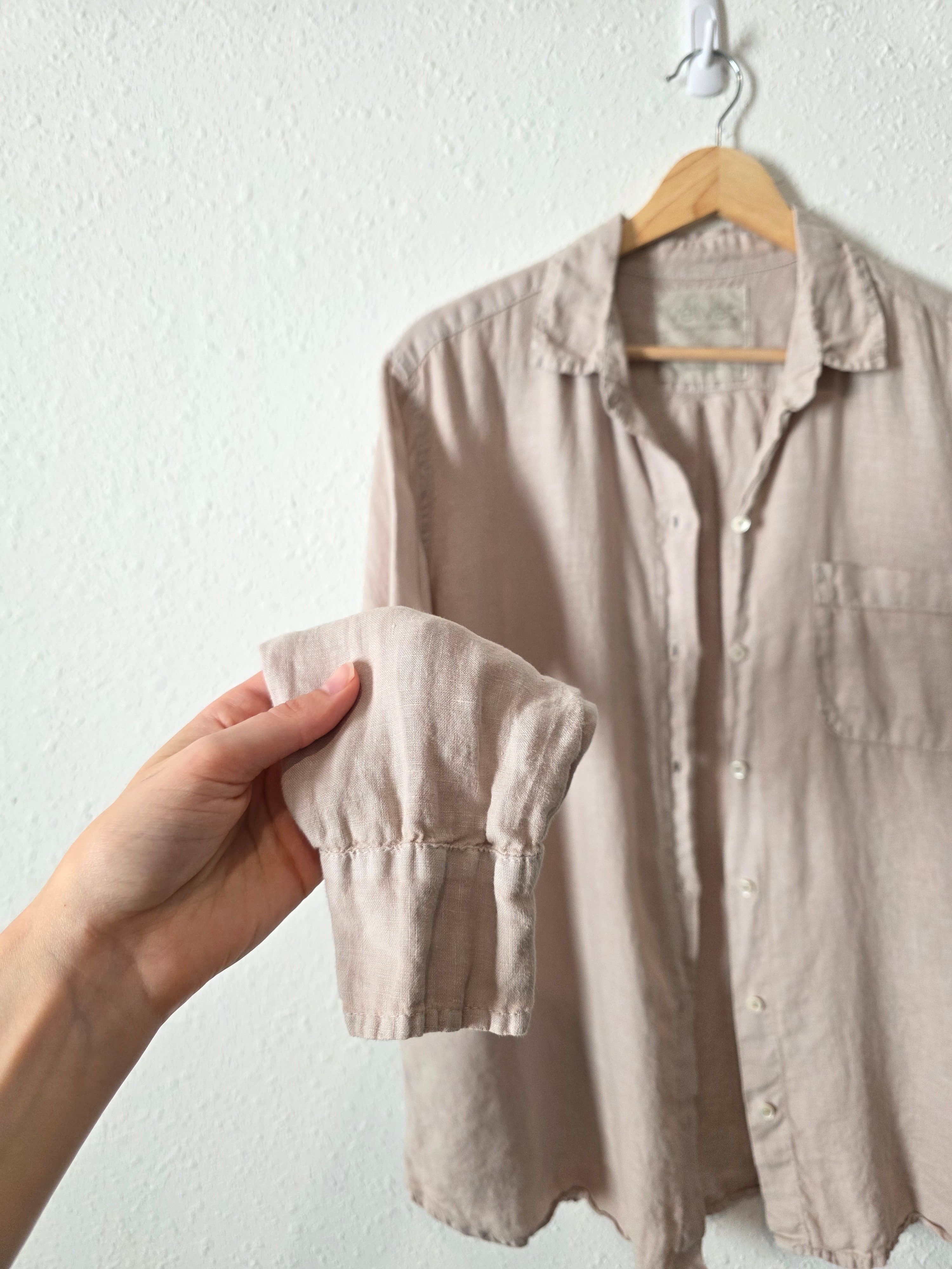 Relaxed Linen Button Up (XS)