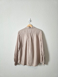 Relaxed Linen Button Up (XS)