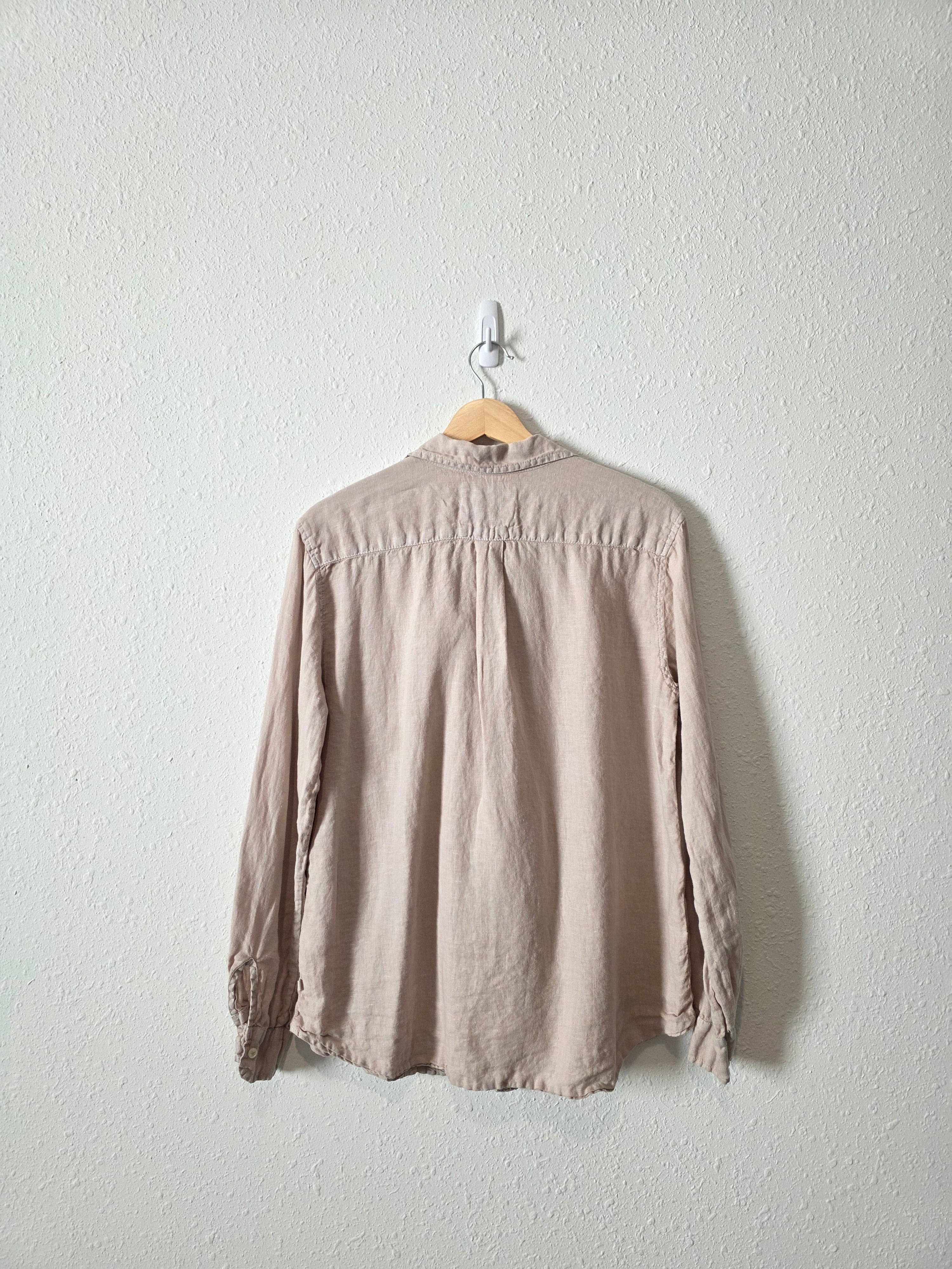 Relaxed Linen Button Up (XS)