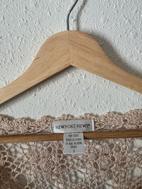 Vintage Floral Crochet Tunic (S)