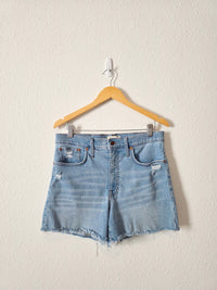 Madewell Light Wash Denim Shorts (30)