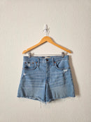 Madewell Light Wash Denim Shorts (30)