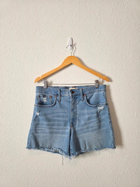 Madewell Light Wash Denim Shorts (30)
