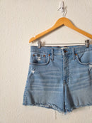 Madewell Light Wash Denim Shorts (30)