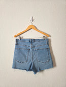 Madewell Light Wash Denim Shorts (30)