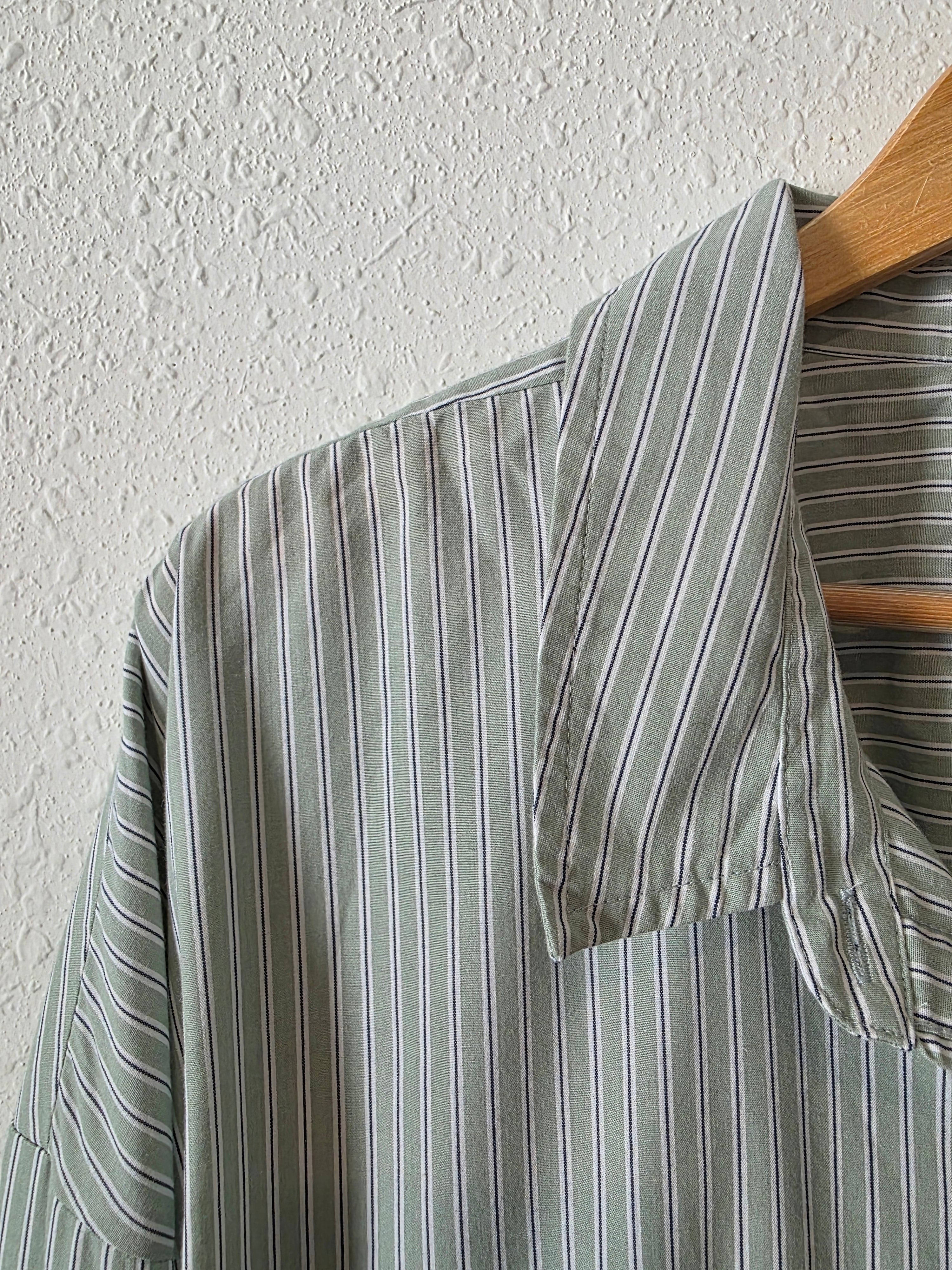 Abercrombie Striped Oversized Button Up (XXL)