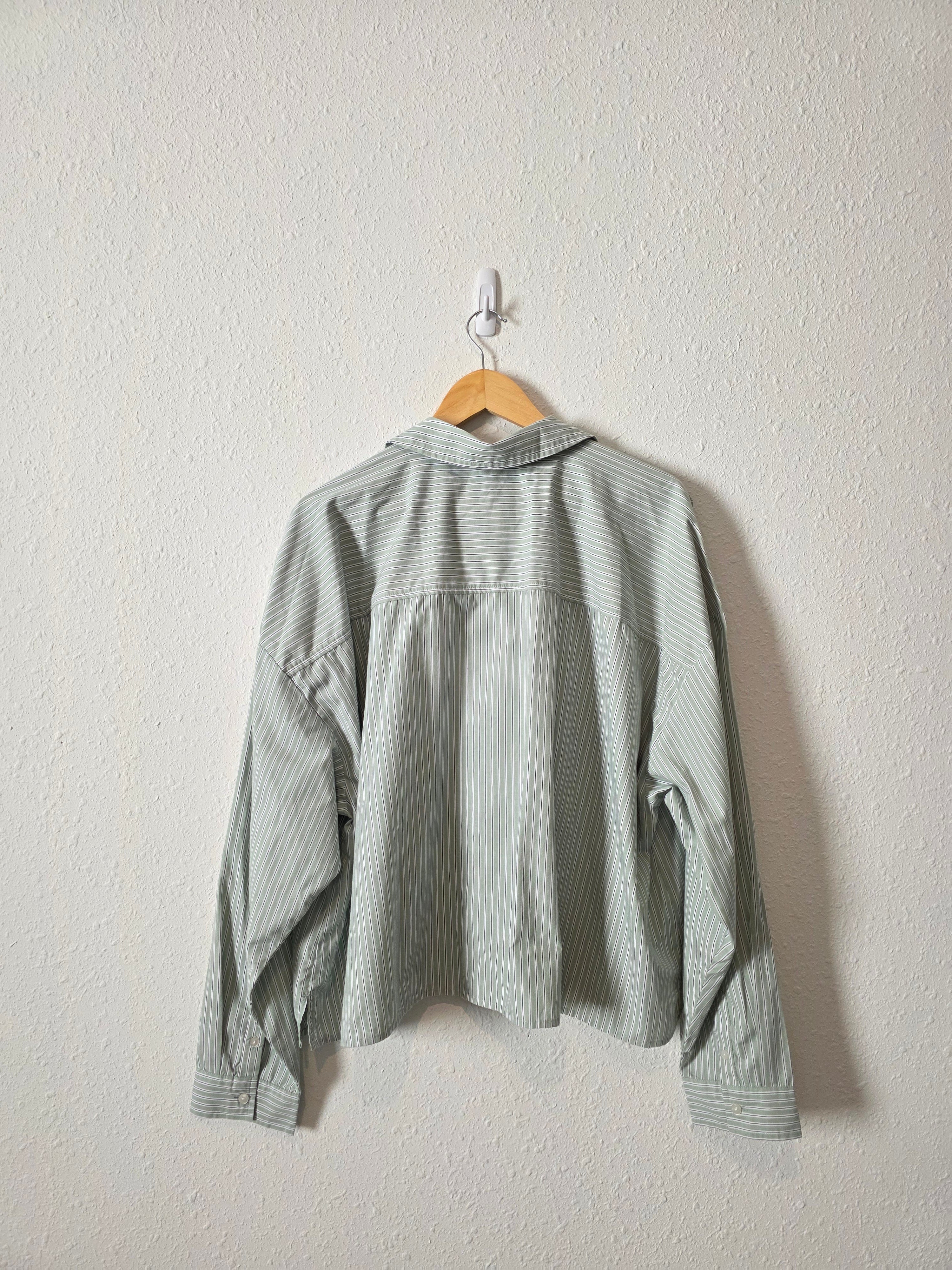 Abercrombie Striped Oversized Button Up (XXL)