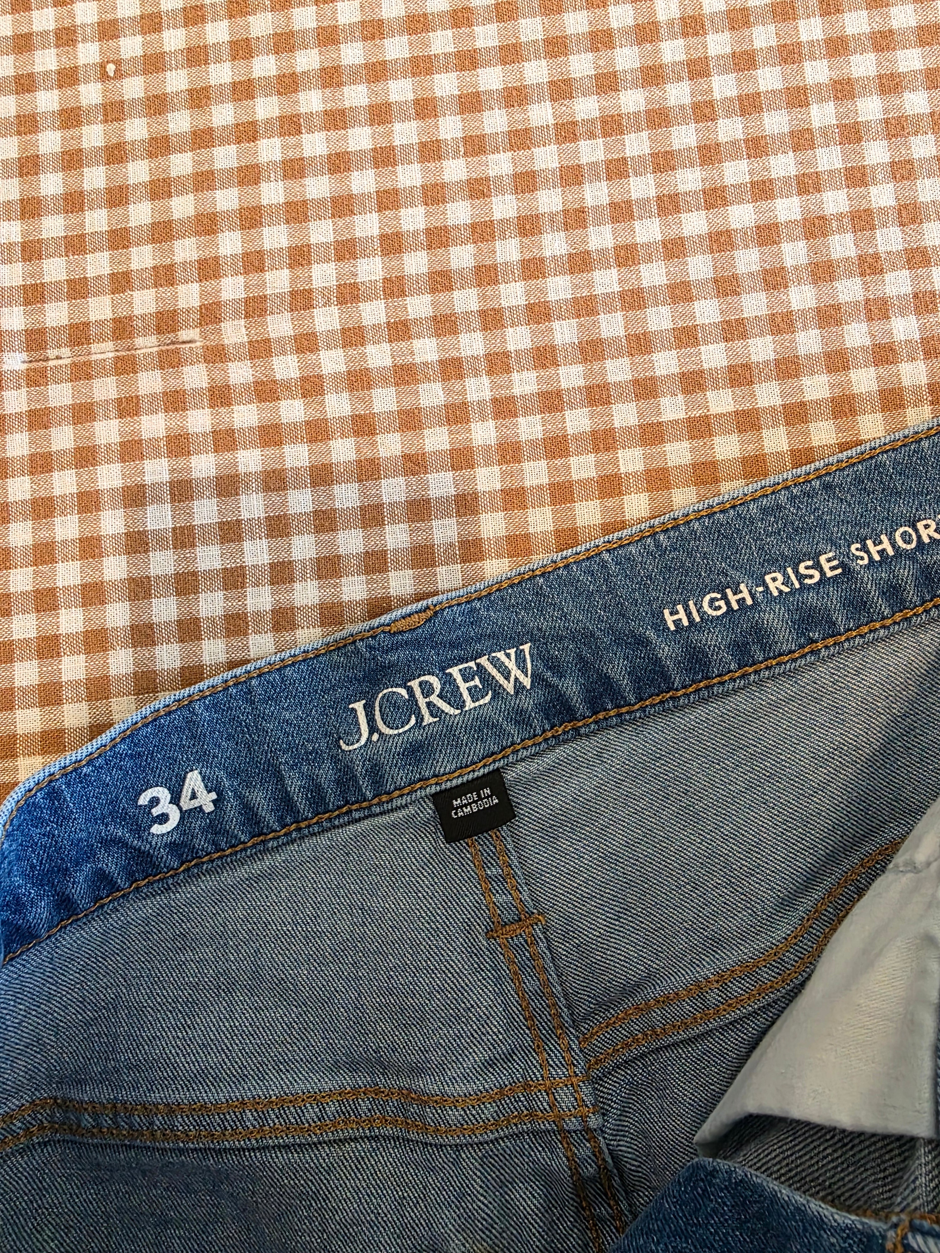 J.Crew High Rise Denim Shorts (34)