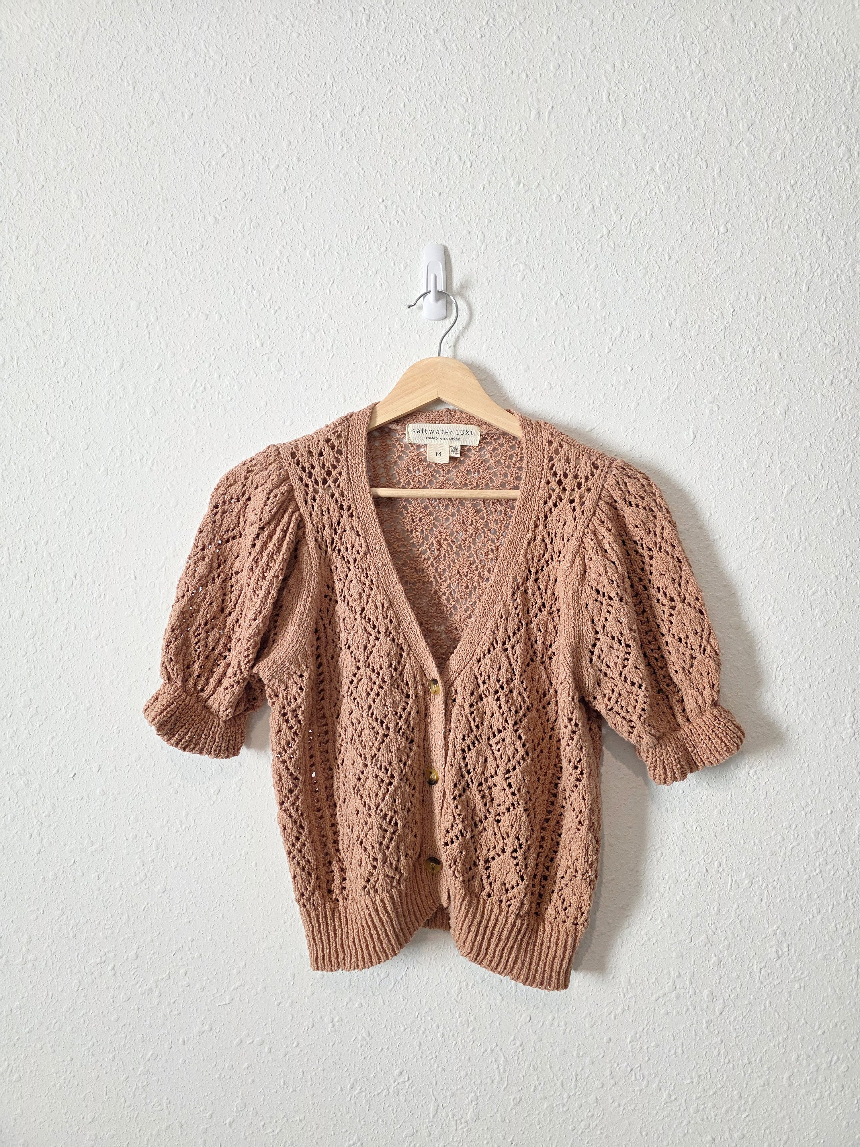 Saltwater Luxe Textured Cardigan (M)