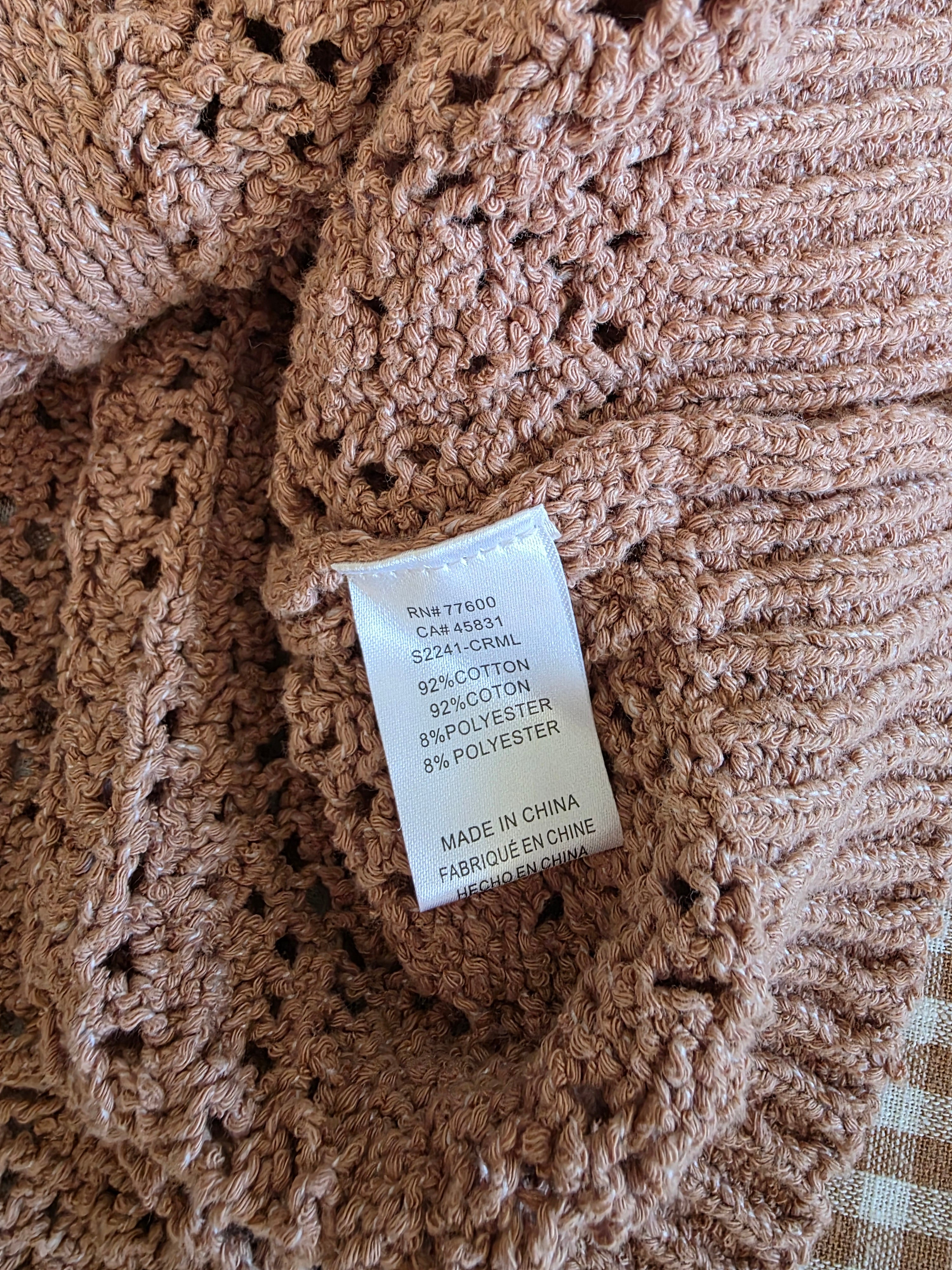 Saltwater Luxe Textured Cardigan (M)