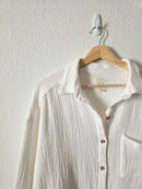 Billabong Cotton Gauze Button Up (L)