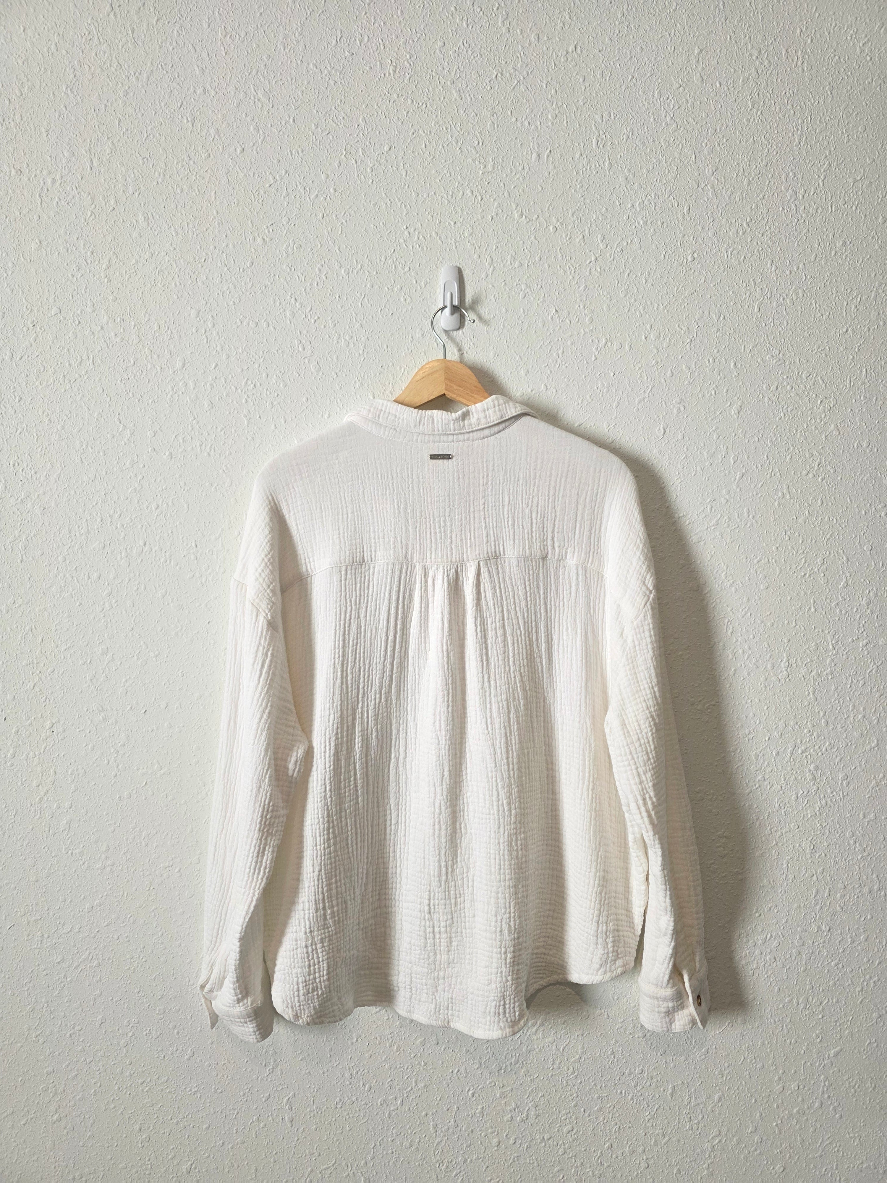 Billabong Cotton Gauze Button Up (L)