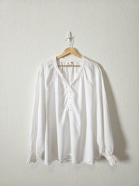 Cloth & Stone Puff Sleeve Blouse (3X)