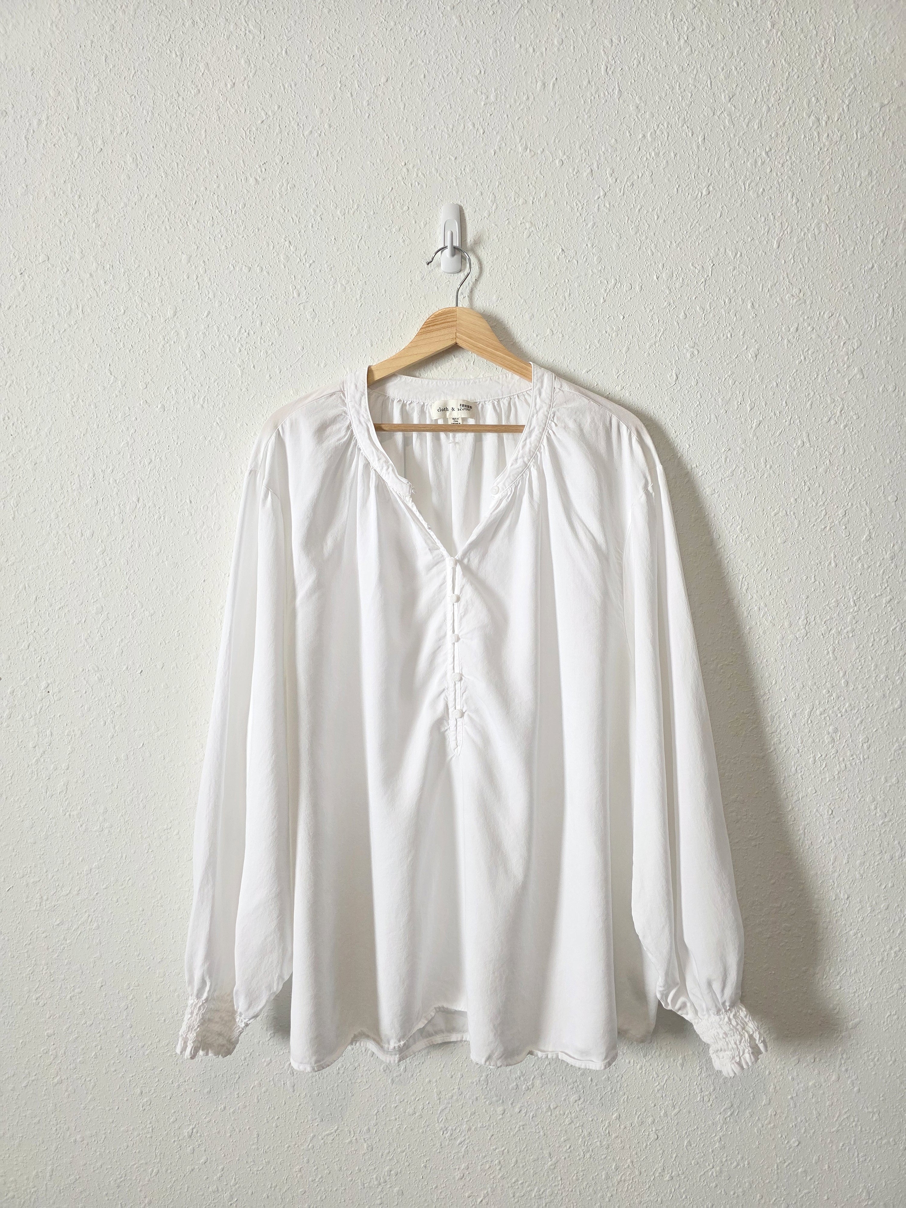 Cloth & Stone Puff Sleeve Blouse (3X)