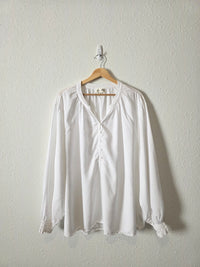 Cloth & Stone Puff Sleeve Blouse (3X)