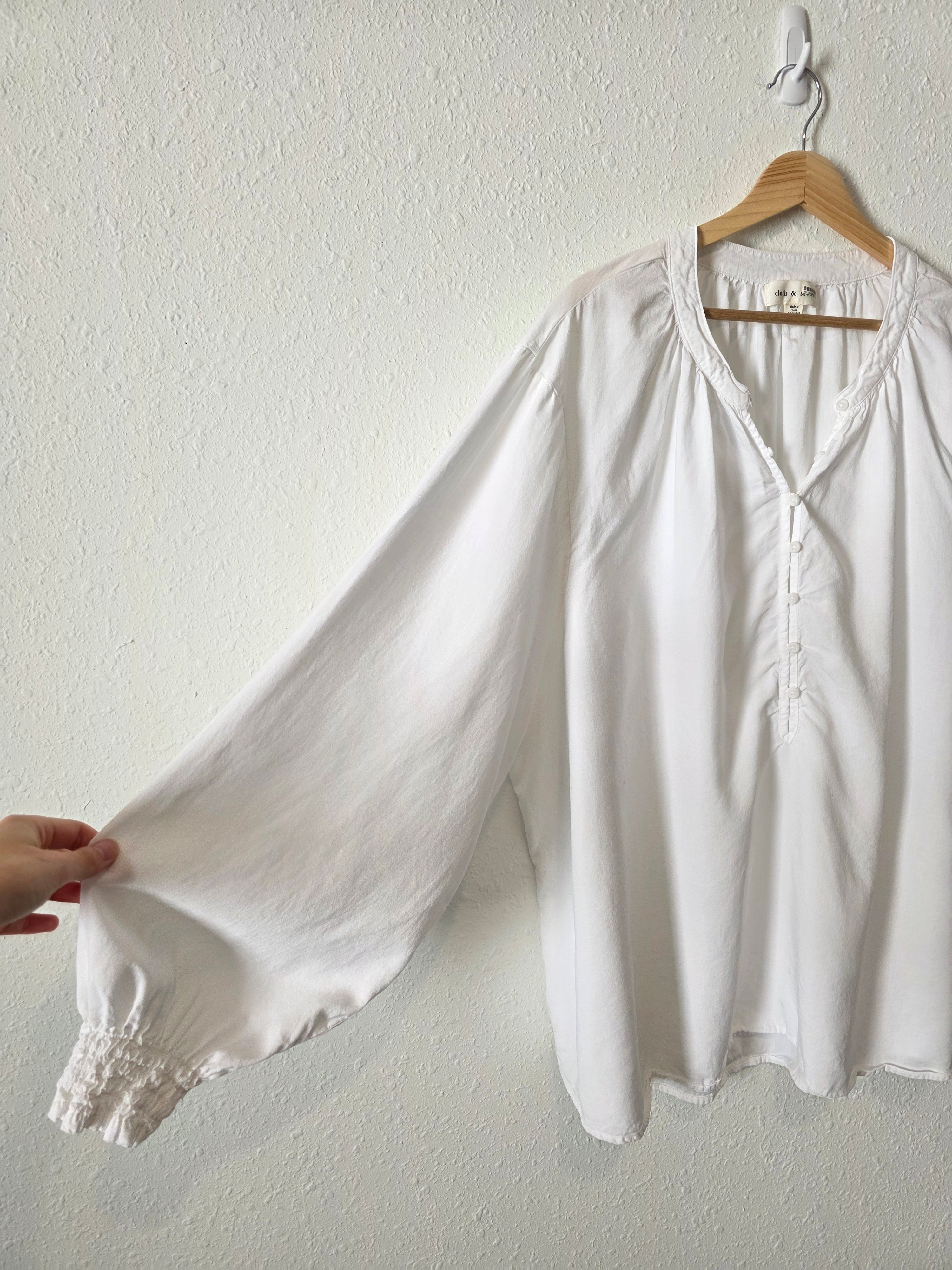 Cloth & Stone Puff Sleeve Blouse (3X)