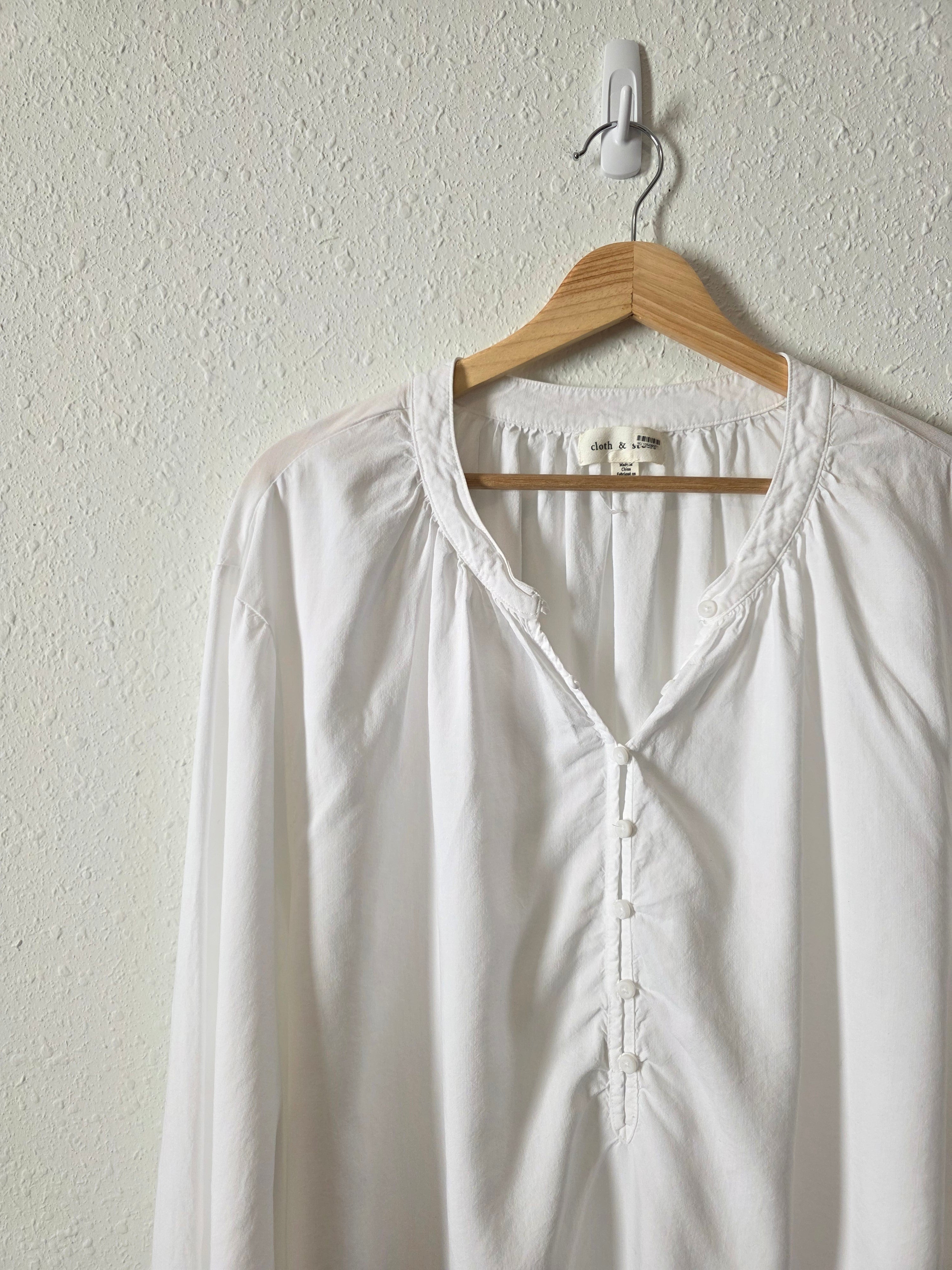 Cloth & Stone Puff Sleeve Blouse (3X)