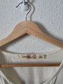 Linen Blend Tie Front Top (XL)
