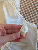 Linen Blend Tie Front Top (XL)