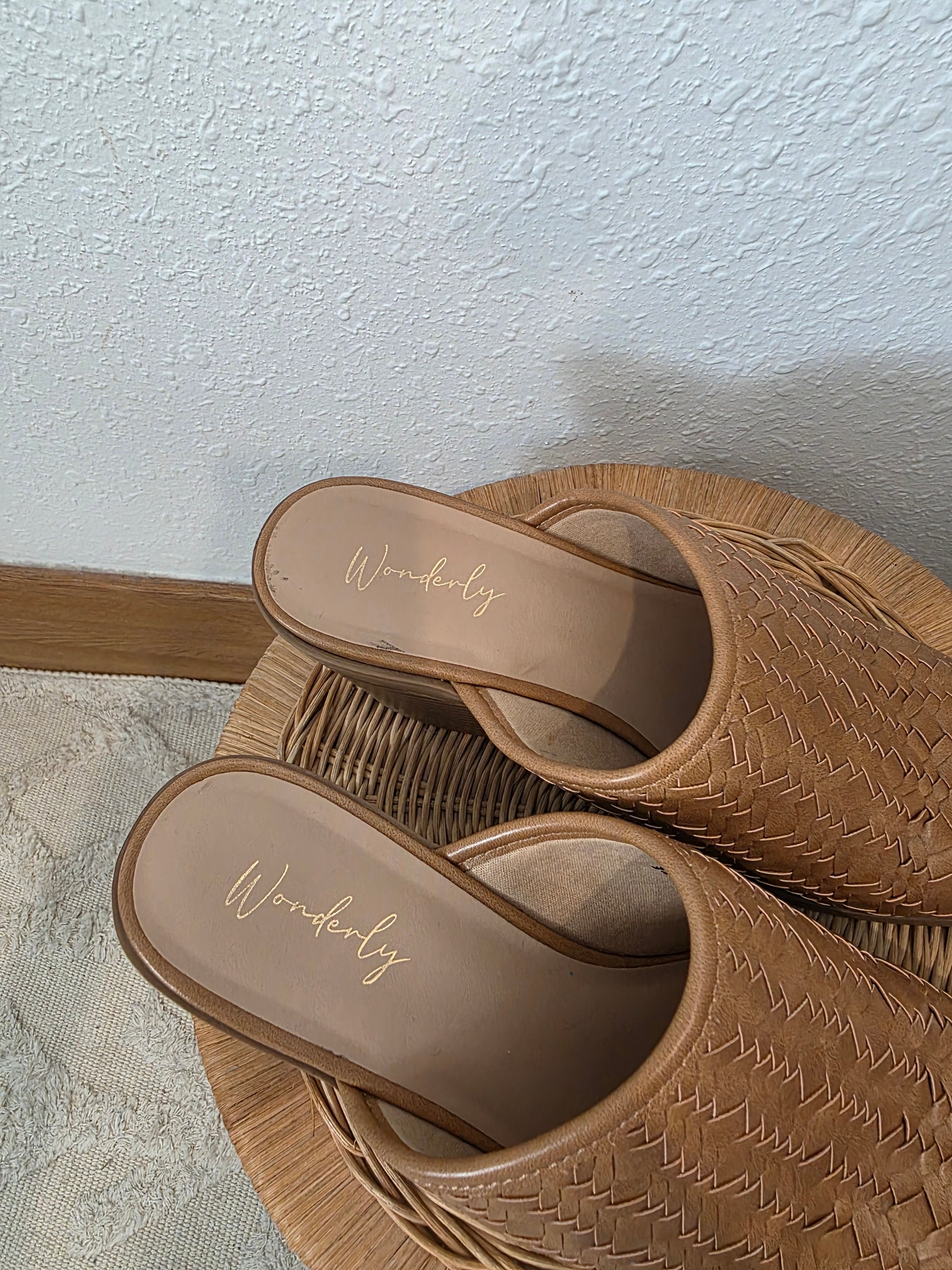 Wonderly Woven Heeled Mules (10)