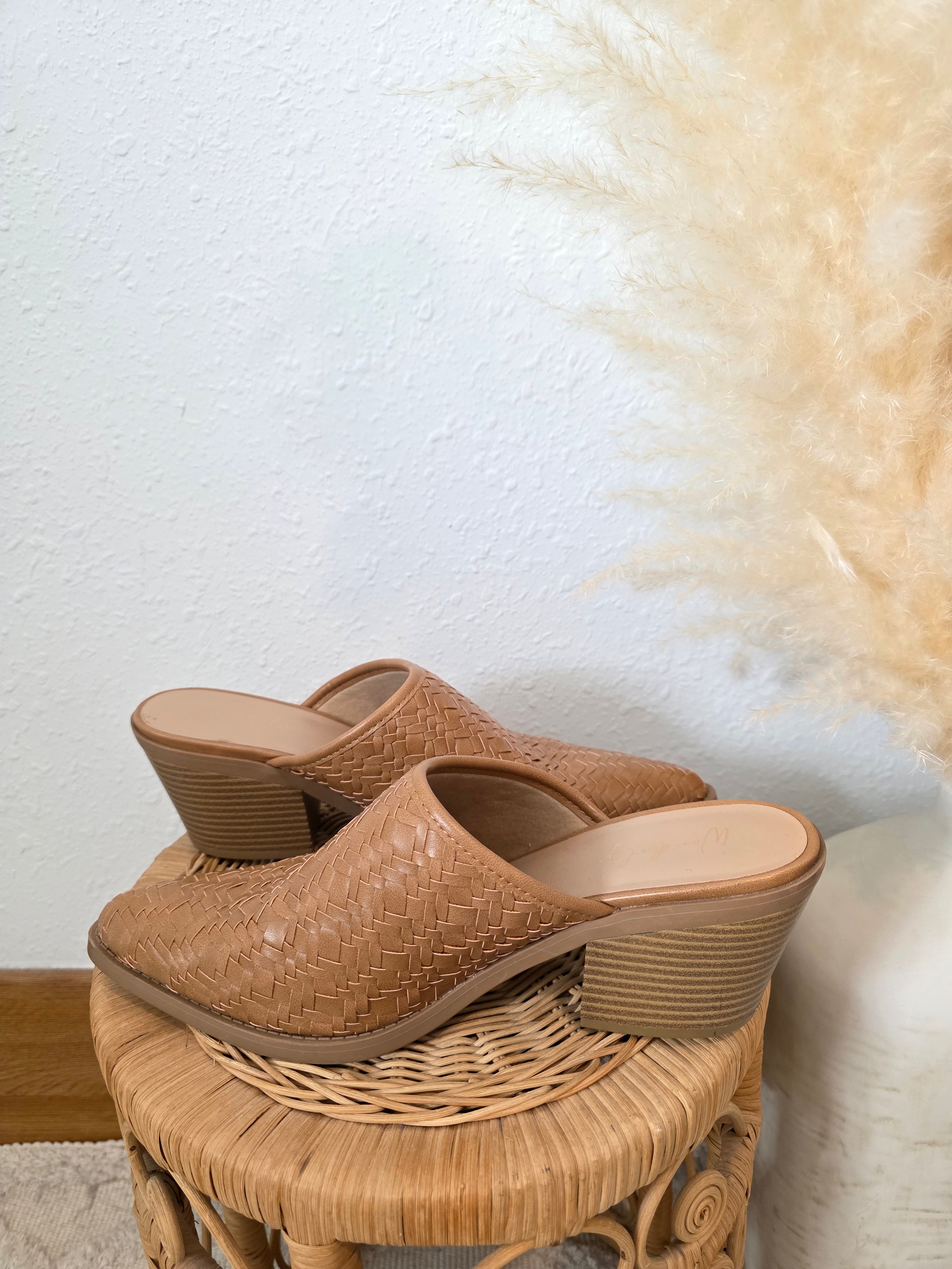 Wonderly Woven Heeled Mules (10)