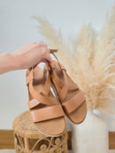 Sorel Brown Strappy Sandals (8.5)
