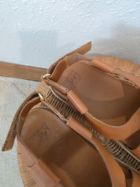 Sorel Brown Strappy Sandals (8.5)