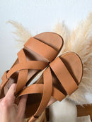 Sorel Brown Strappy Sandals (8.5)