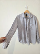 Gap Striped Linen Button Up (S)