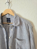 Gap Striped Linen Button Up (S)