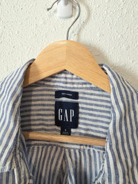 Gap Striped Linen Button Up (S)