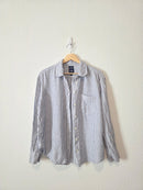 Gap Striped Linen Button Up (S)