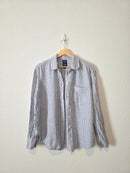 Gap Striped Linen Button Up (S)