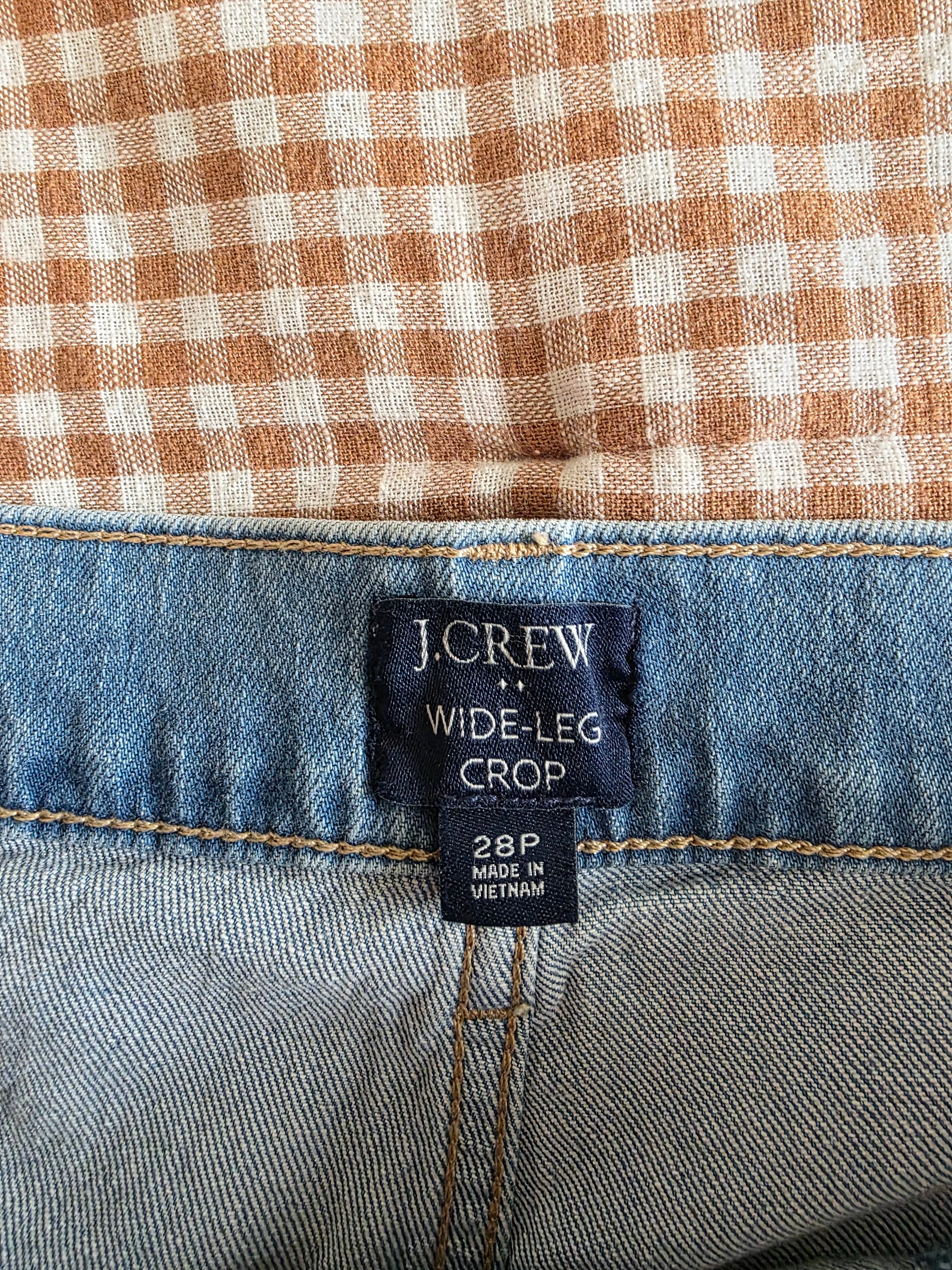 J.Crew Wide Leg Jeans (28P)