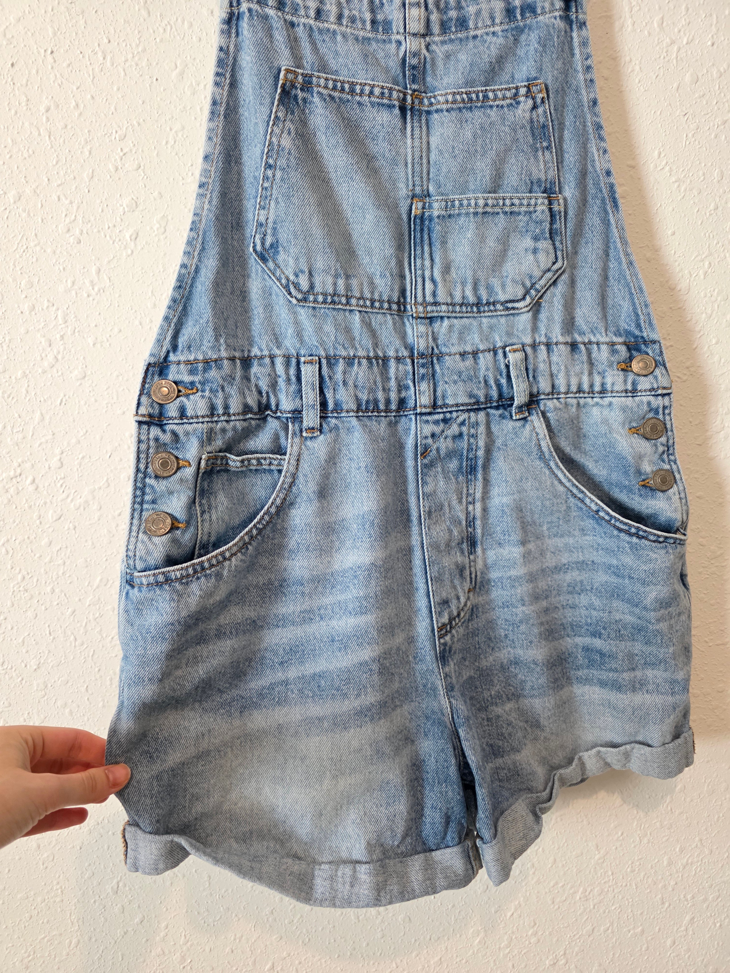 Free People Ziggy Denim Shortalls (S)