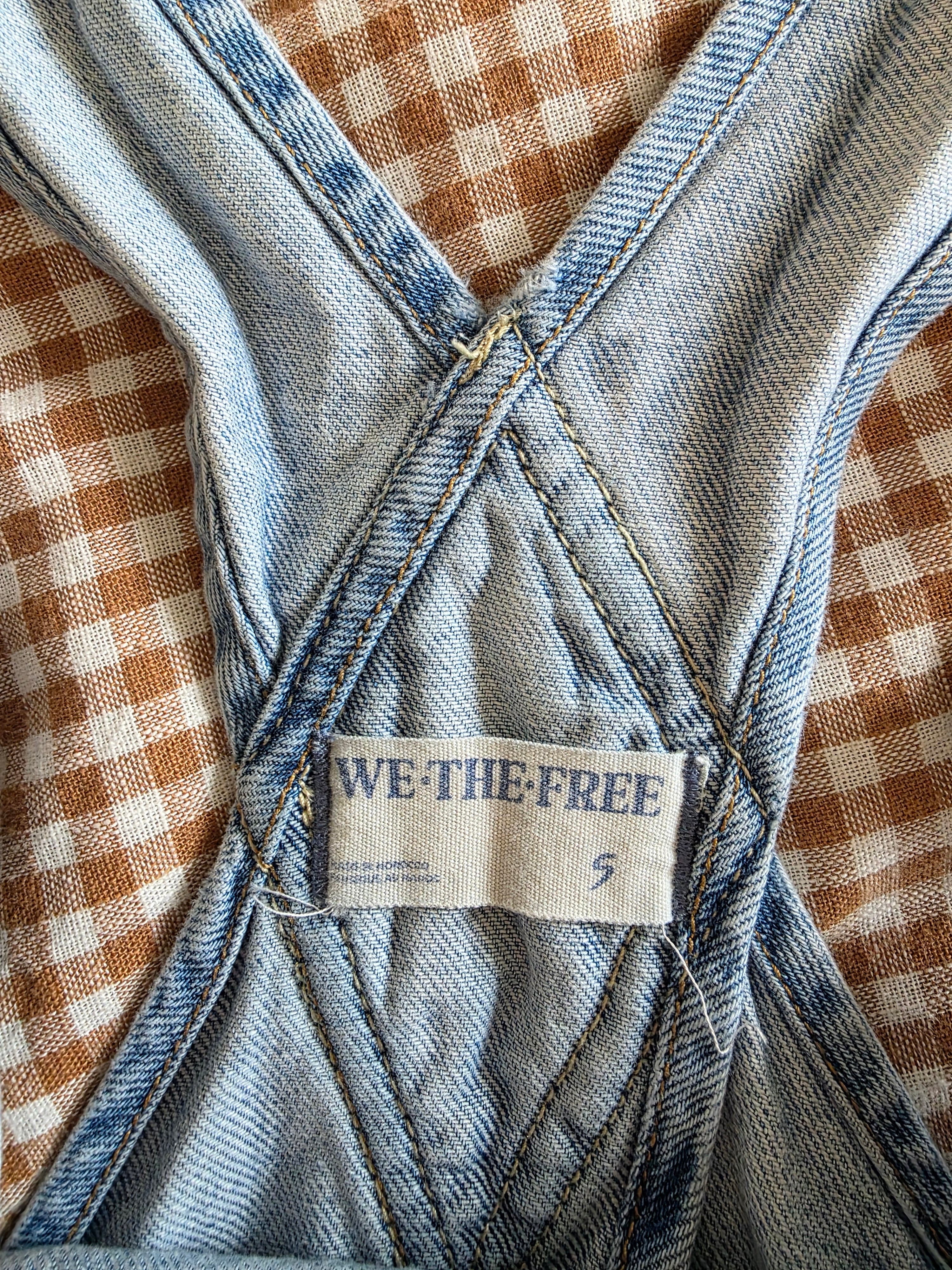 Free People Ziggy Denim Shortalls (S)