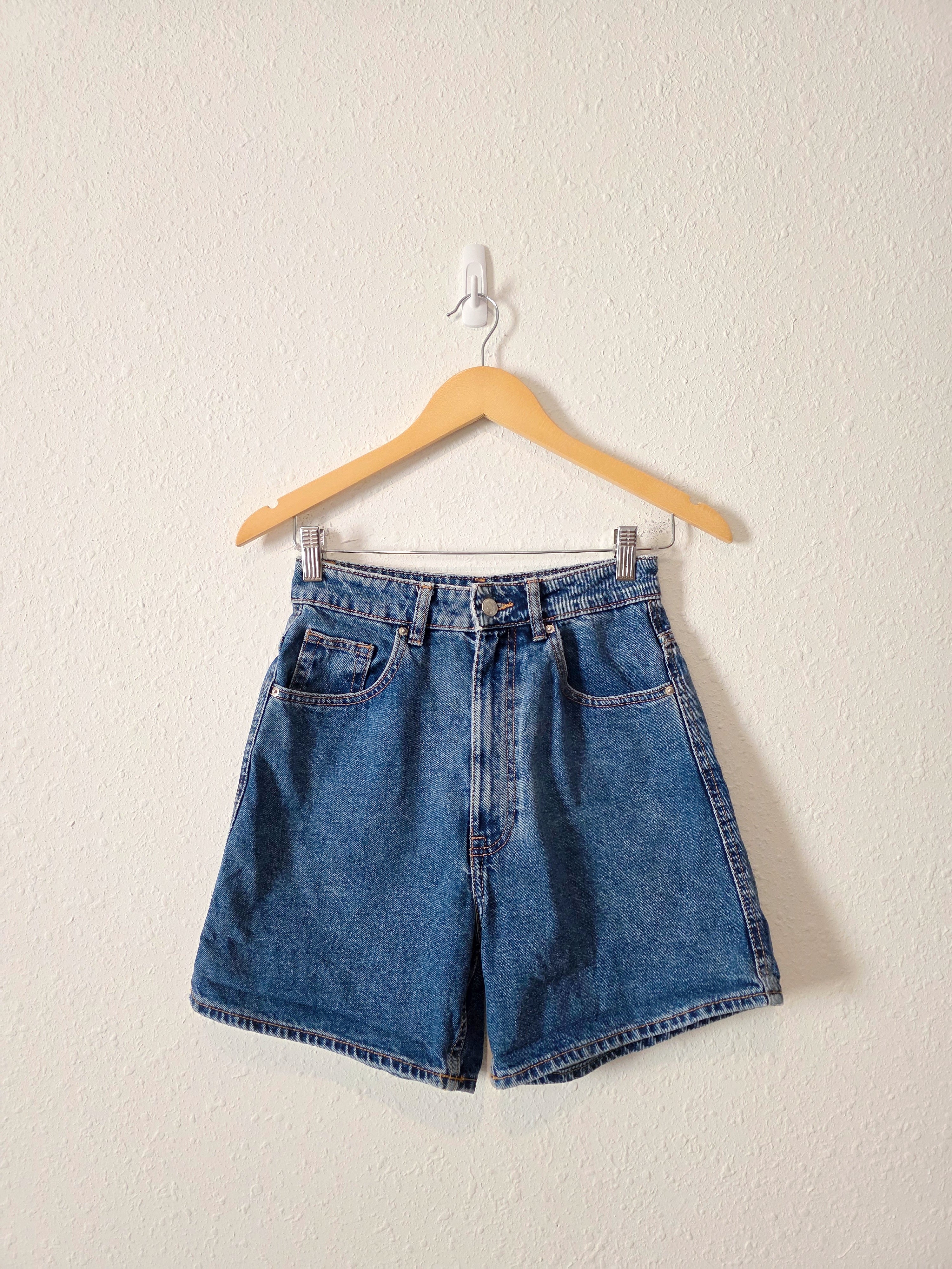 Zara High Rise Denim Shorts (2)