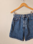 Zara High Rise Denim Shorts (2)