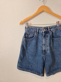 Zara High Rise Denim Shorts (2)
