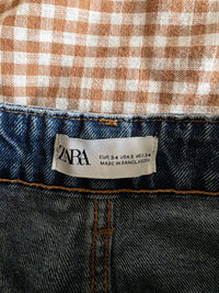 Zara High Rise Denim Shorts (2)