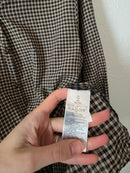 Gingham Collared Cotton Top (XL)