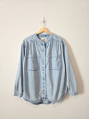 Aerie Oversized Denim Button Up (S)