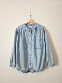 Aerie Oversized Denim Button Up (S)
